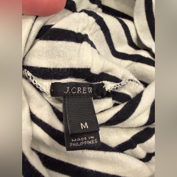 J. Crew Stripped Tissue Turtleneck - Picture 4 of 5